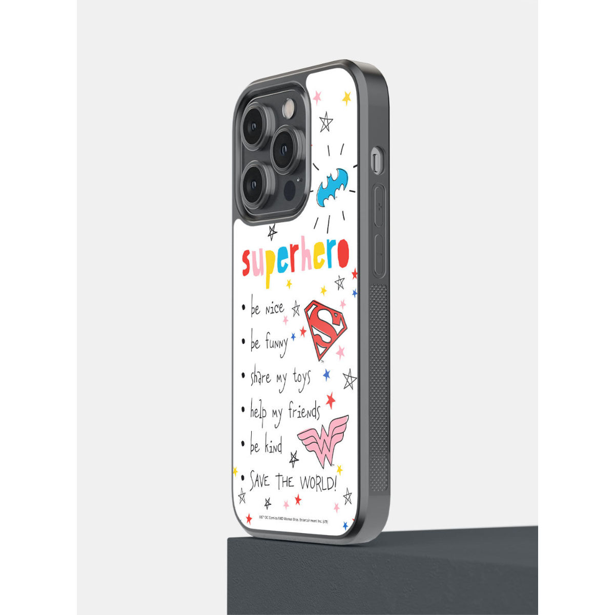 Macmerise Superhero To Do List Printed iPhone 14 Pro Bumper Case Buy