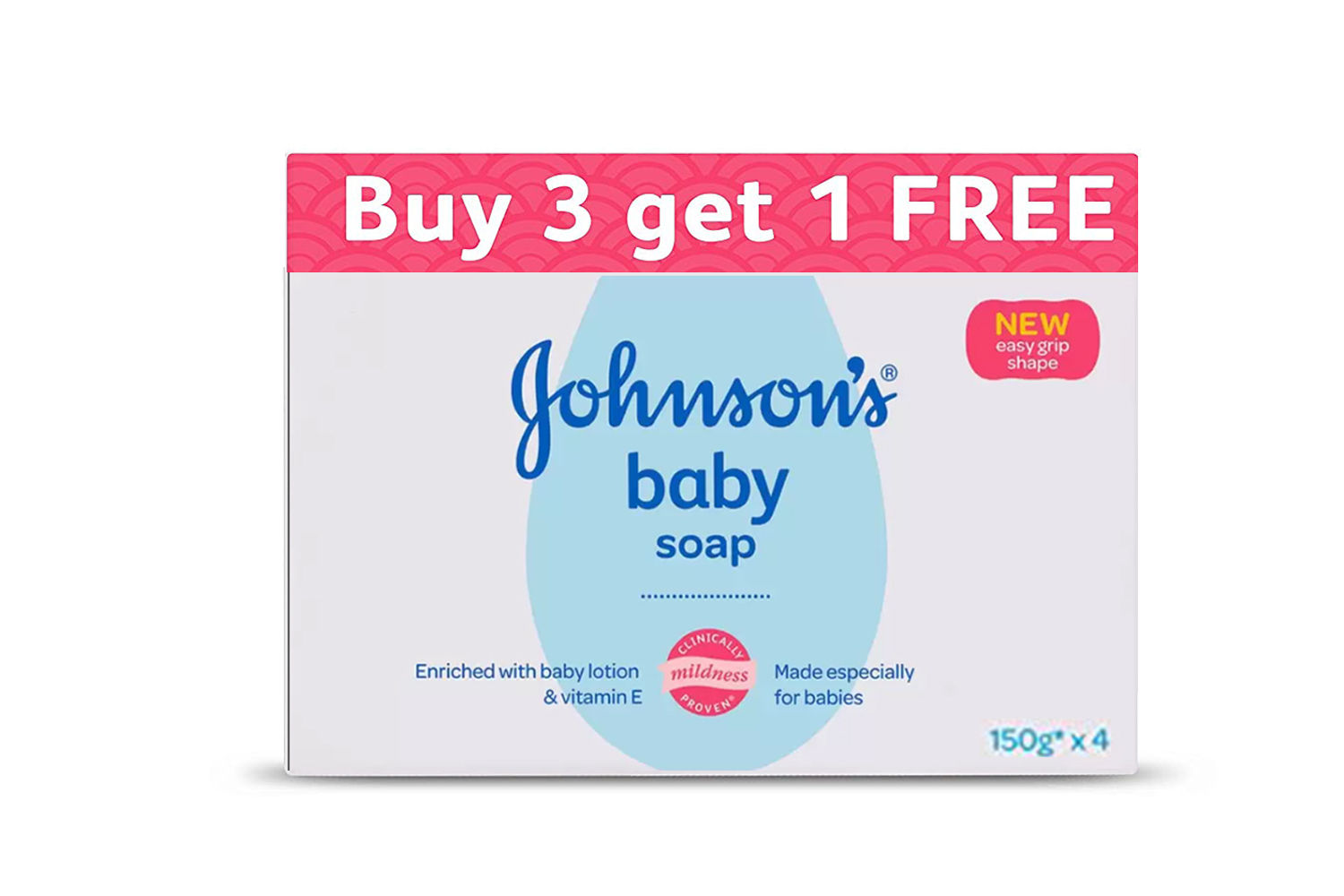 Johnson's Baby Soap Buy 3 Get 1 Free