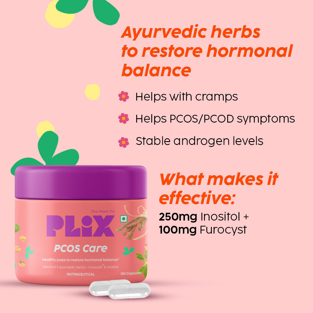 PLIX Women's PCOD Care Helps Restore Hormonal And Menstrual Cycle