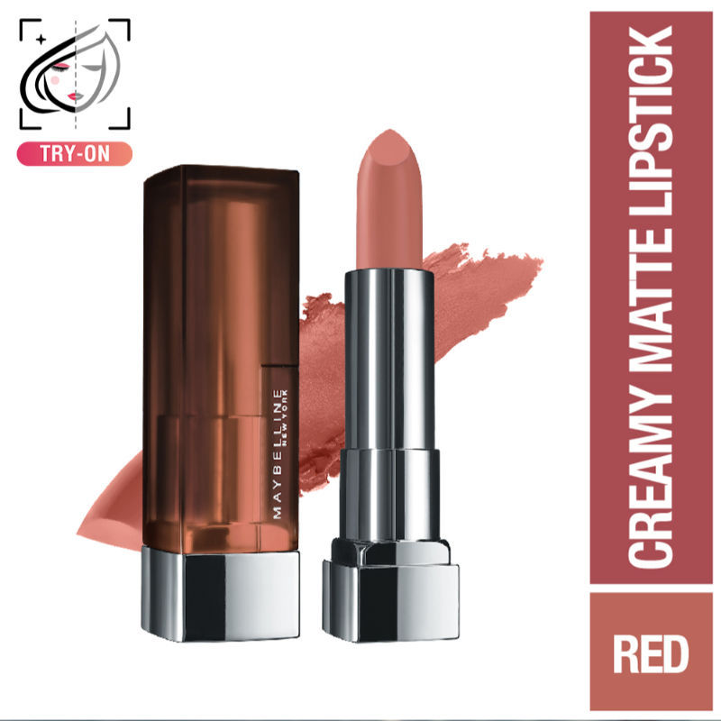 Maybelline New York Color Sensational Creamy Matte Lipstick, Lasts Up To 12H - 656 Clay Crush