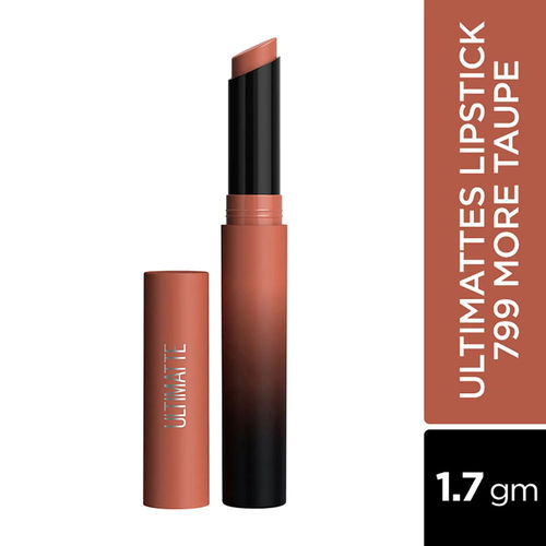 Maybelline New York Color Sensational Ultimattes Lipstick, Matte Finish - More Taupe