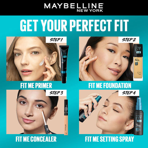 Maybelline New York Fit Me Matte Poreless Setting Spray Transfer-proof  24HR Oil-control Formula