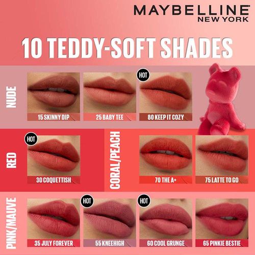 Maybelline New York Superstay Teddy Tint - Lip And Cheek Color - Baby Tee
