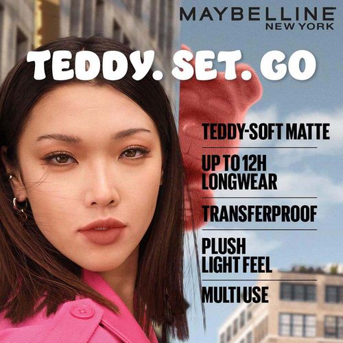 Maybelline New York Superstay Teddy Tint - Lip And Cheek Color - Baby Tee