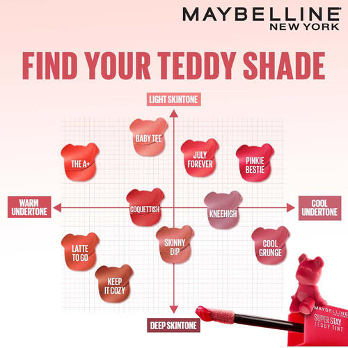 Maybelline New York Superstay Teddy Tint - Lip And Cheek Color - Baby Tee