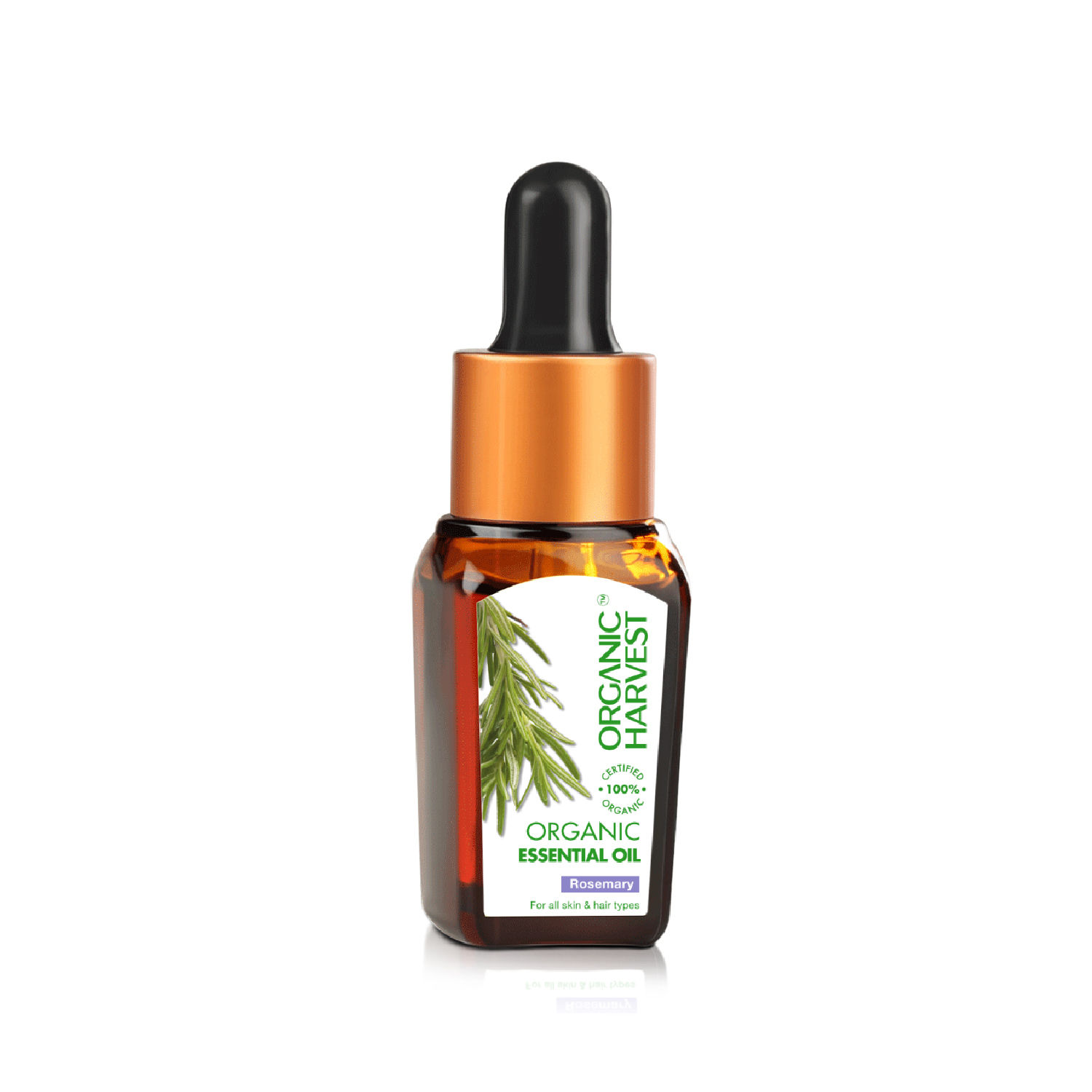 Organic Harvest Essential Oil: Rosemary Reducing Acne, Dandruff