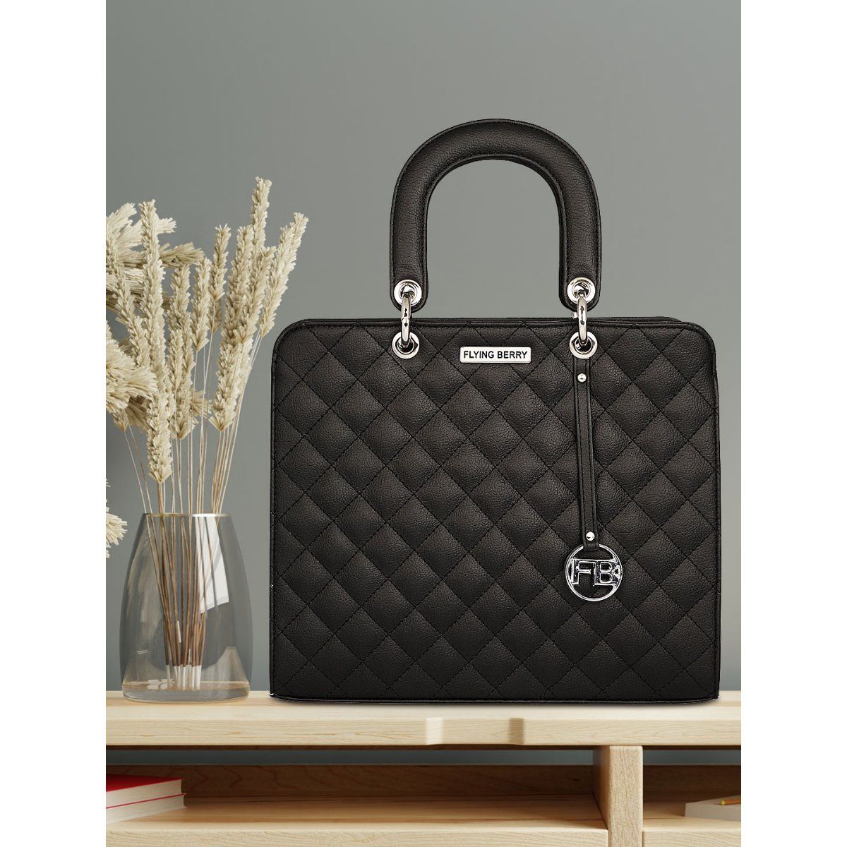 Buy Toniq Irina Black Quilted Bag Online