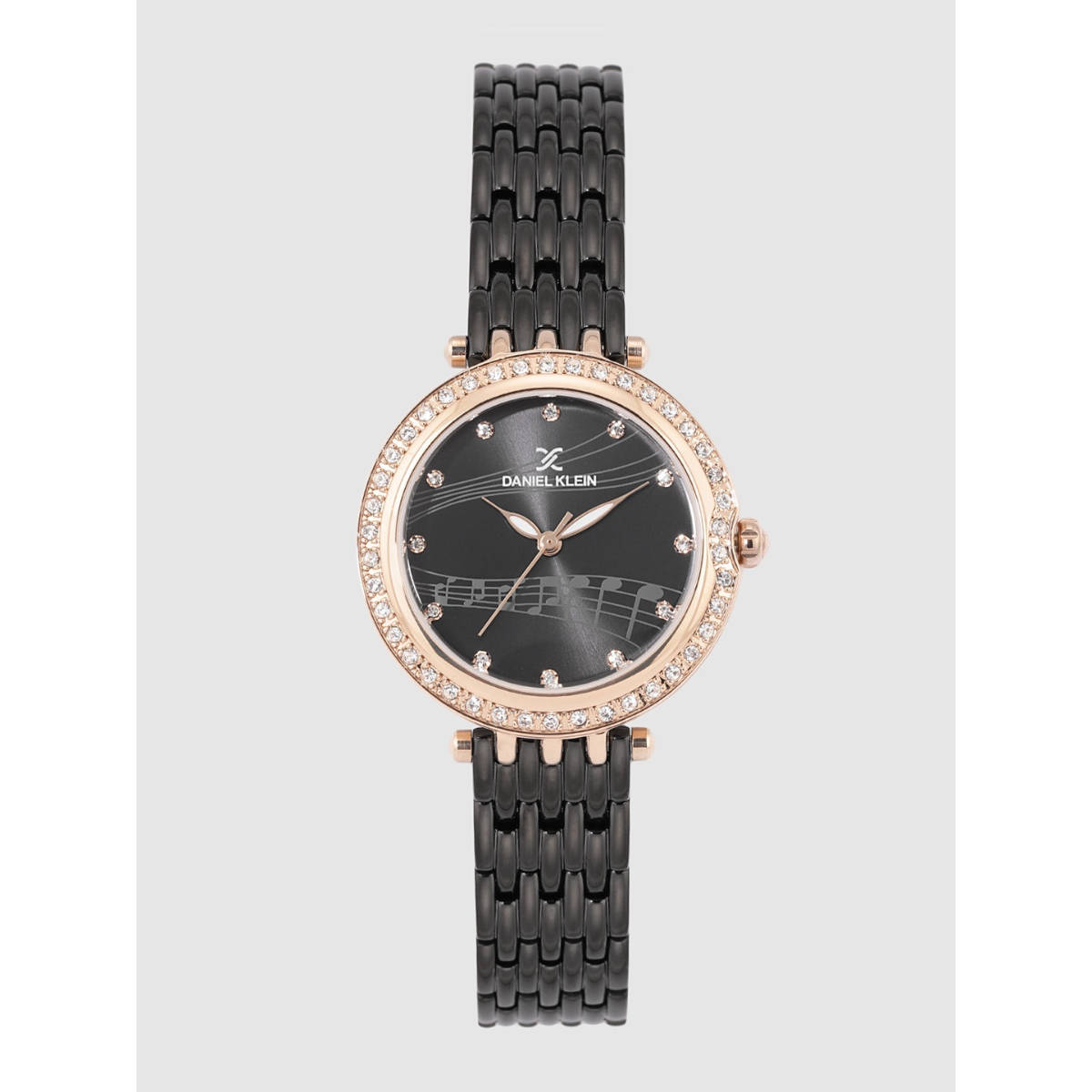 Daniel Klein Black Color Watches For Women (dk.1.12264-6)
