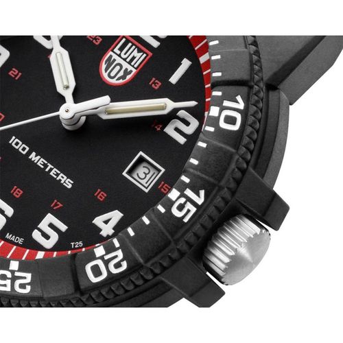 Luminox Leatherback SEA Turtle Date Analog Dial Color Black Men's Watch 