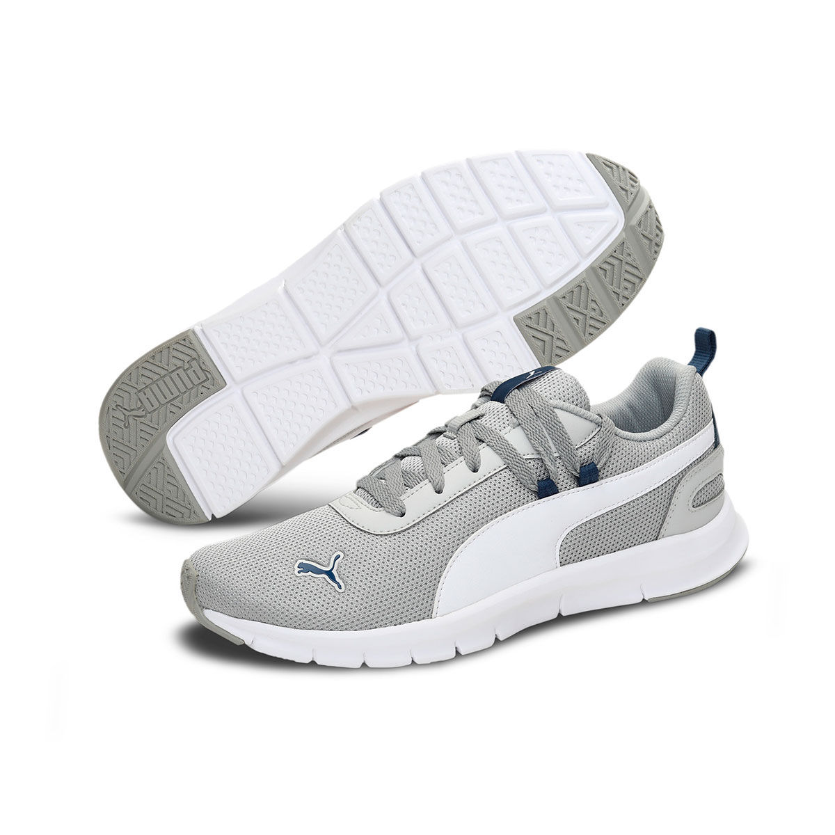 puma lace up casual shoes grey