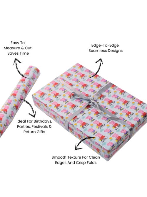 Buy The Big Trove Peppa Pig Gift Wrapping Paper 10 Sheets of Fun