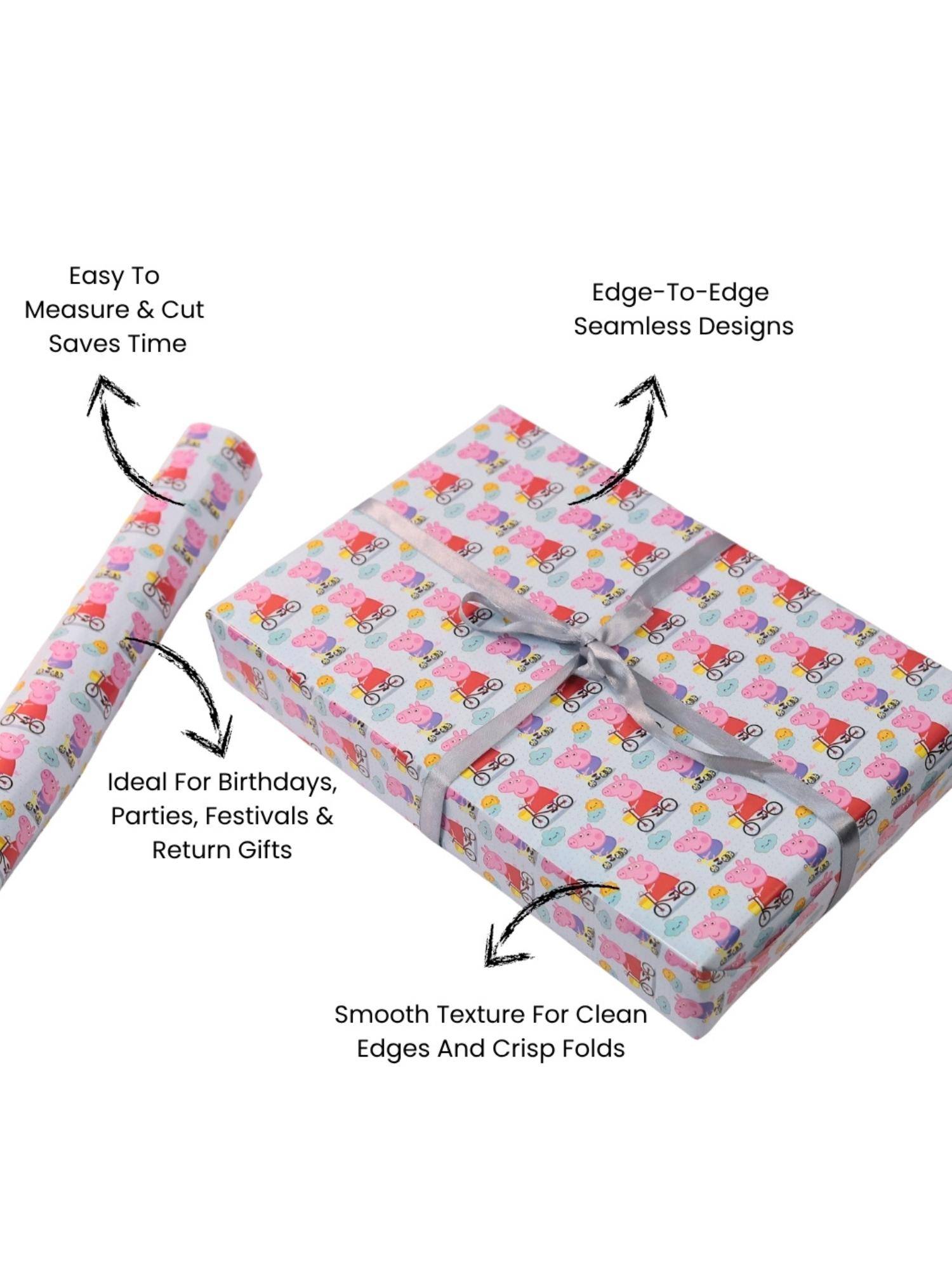 Pibble Wrapping Paper Buy The Big Trove Peppa Pig Gift Wrapping Paper - 15 Sheets of Fun ...