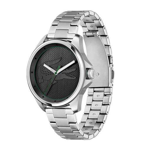 Lacoste Watches LE CROC 2011131 Analog Black Dial Watch for Men