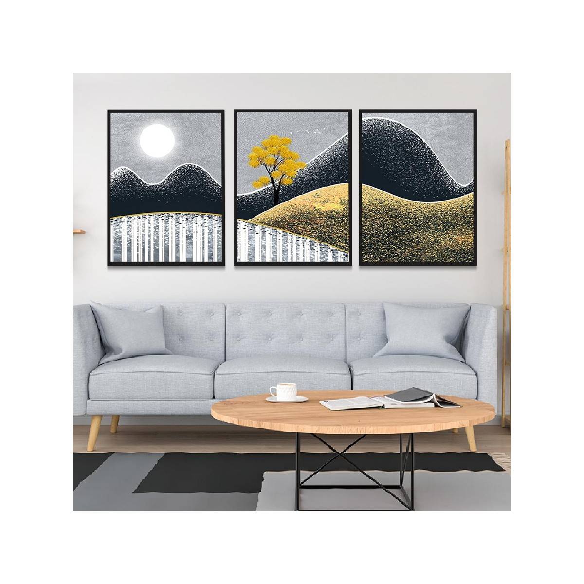 Dekorstation Abstract Canvas Paintings wall Frame Decor Modern Abstract Decorative Art Print Poster