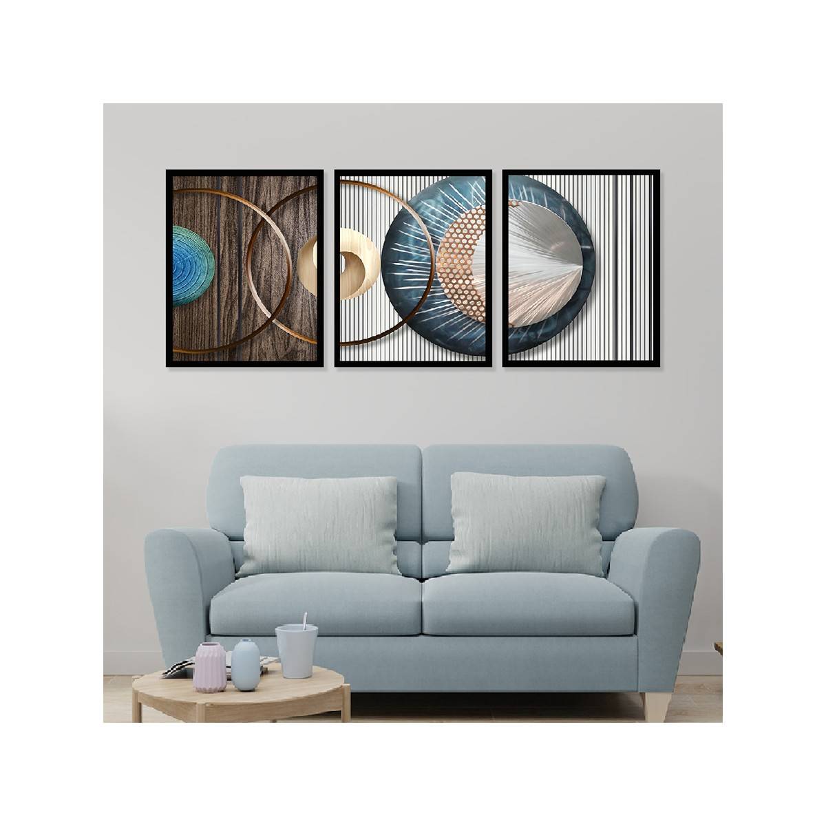 Dekorstation Modern Art Wall Decor Paintings With Frame For Home Decoration Painting DS42