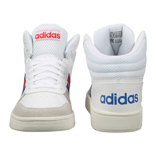 Buy adidas HOOPS 2.0 MID White Basketball Shoes Online