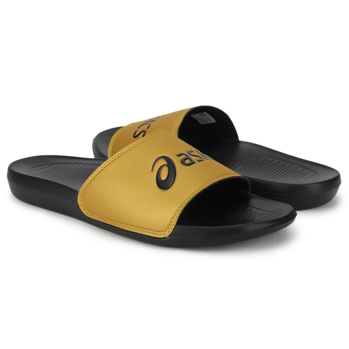 Buy ASICS Unisex As003 Balck Sliders Online