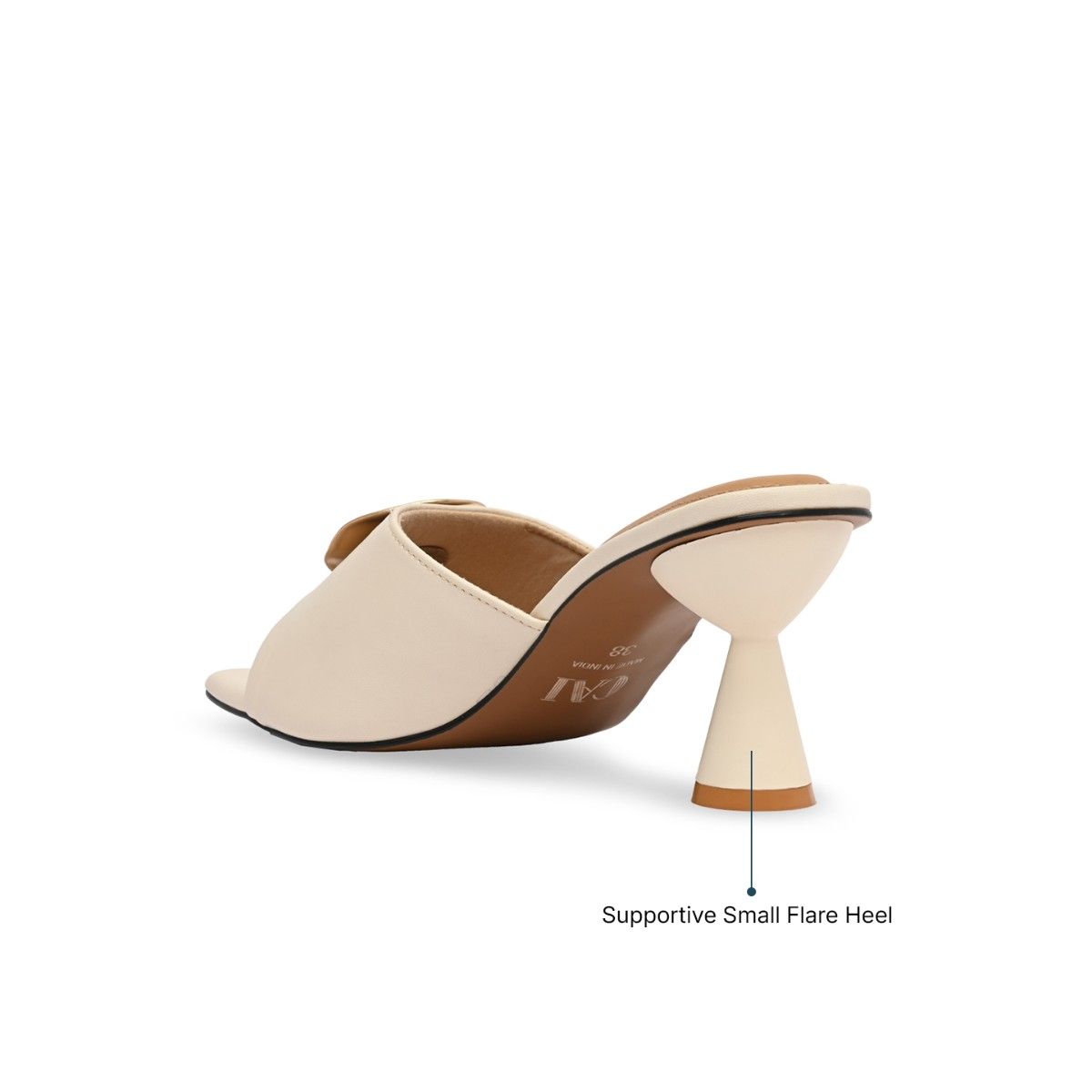 Buy THE CAI STORE Beige Coin Heels Online
