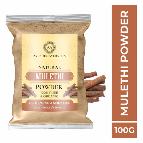 Buy Ayusoul Ayurveda 100% Natural Organic Mulethi Powder Online Buy Ayusoul Ayurveda 100% Natural Organic Mulethi Powder Online