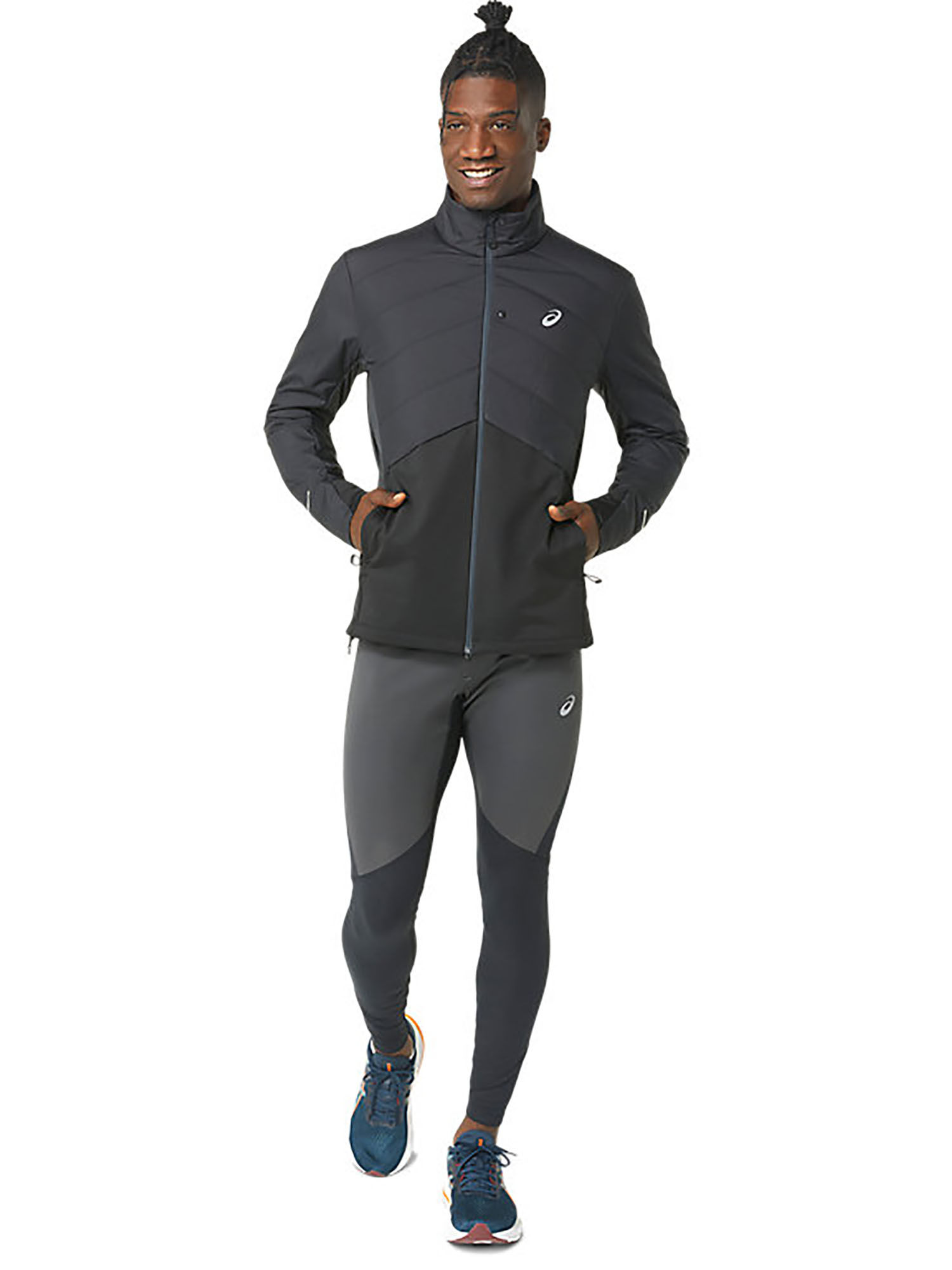 Buy ASICS Winter Run Black Mens Jacket Online