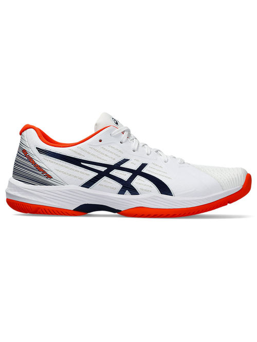 ASICS Solution Swift FF White Orange Men Tennis Shoes
