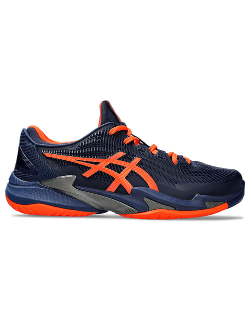 ASICS Court FF Navy Blue Orange Men Tennis Shoes