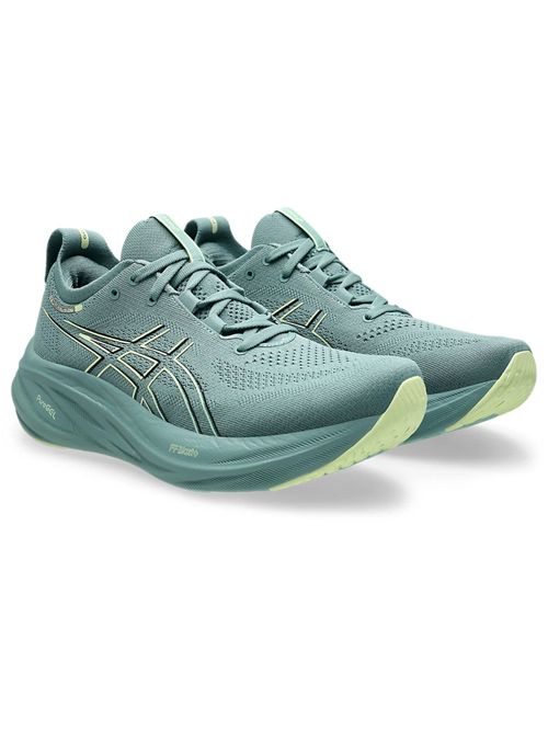 Buy ASICS Mens Gel-Nimbus 26 Celadon/Light Celadon Running Shoes