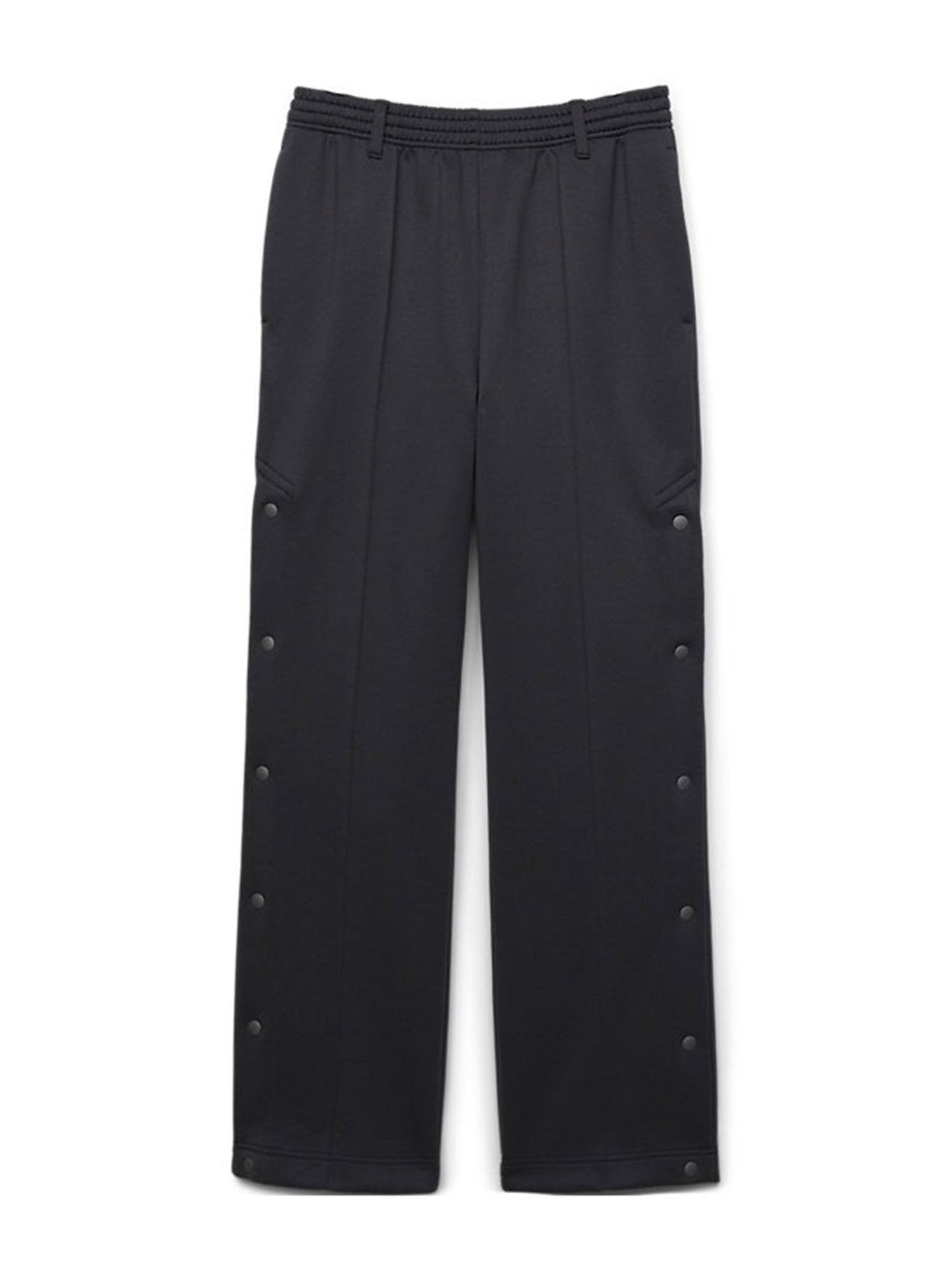 Buy ASICS Unisex Graphite Grey Side Snap Knit Pant Online