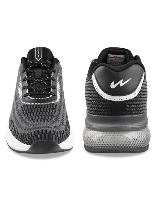 Campus Cruiser Black Men Running Shoes