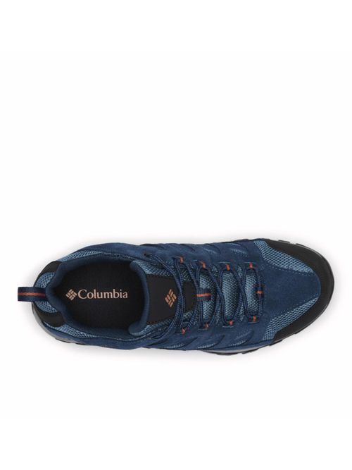 Columbia Mens Blue Crestwood Waterproof Hiking Trek Shoe
