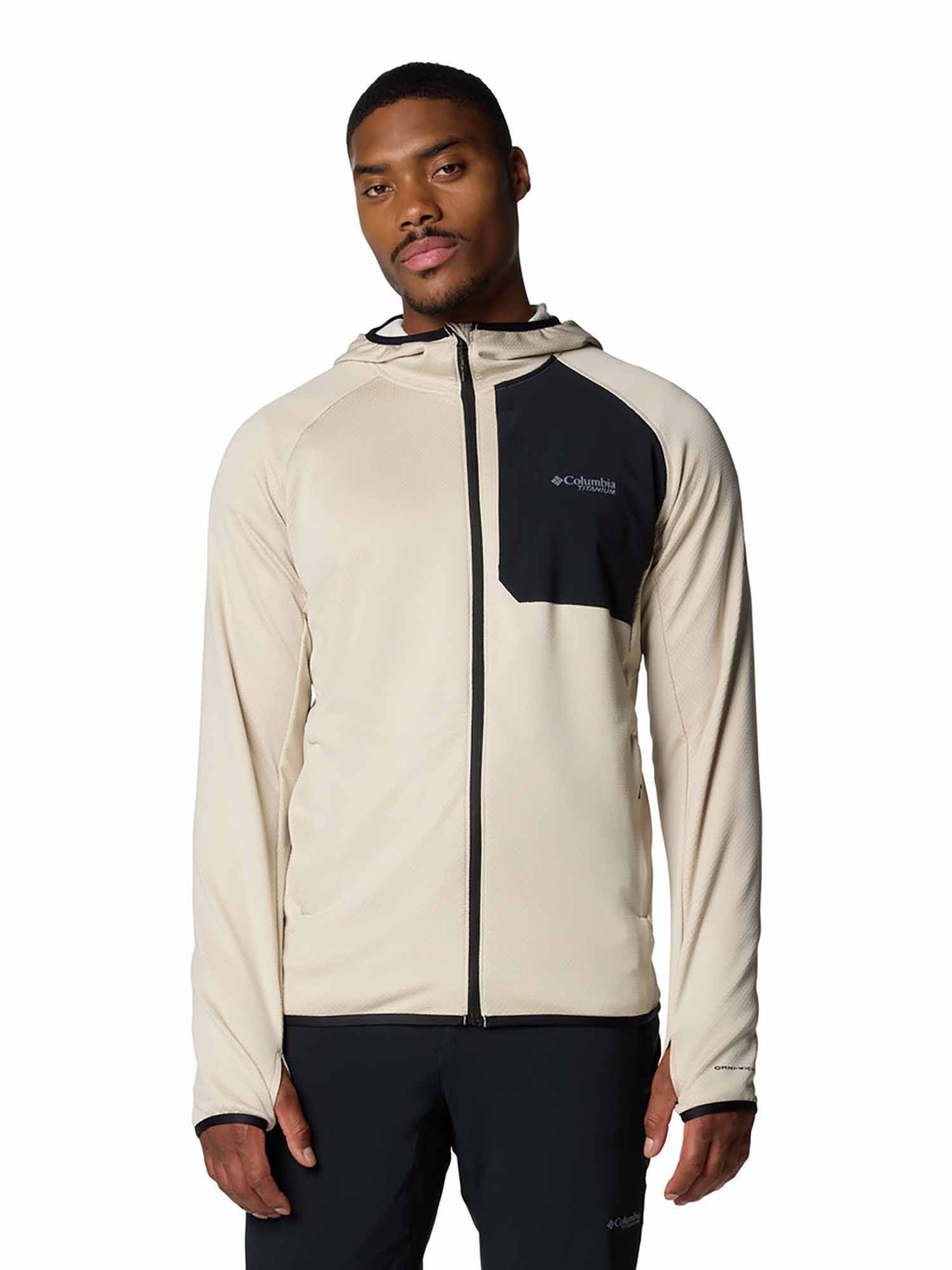 Buy Columbia Mens Beige Omni-Wick Triple Canyon Grid Fleece Hooded