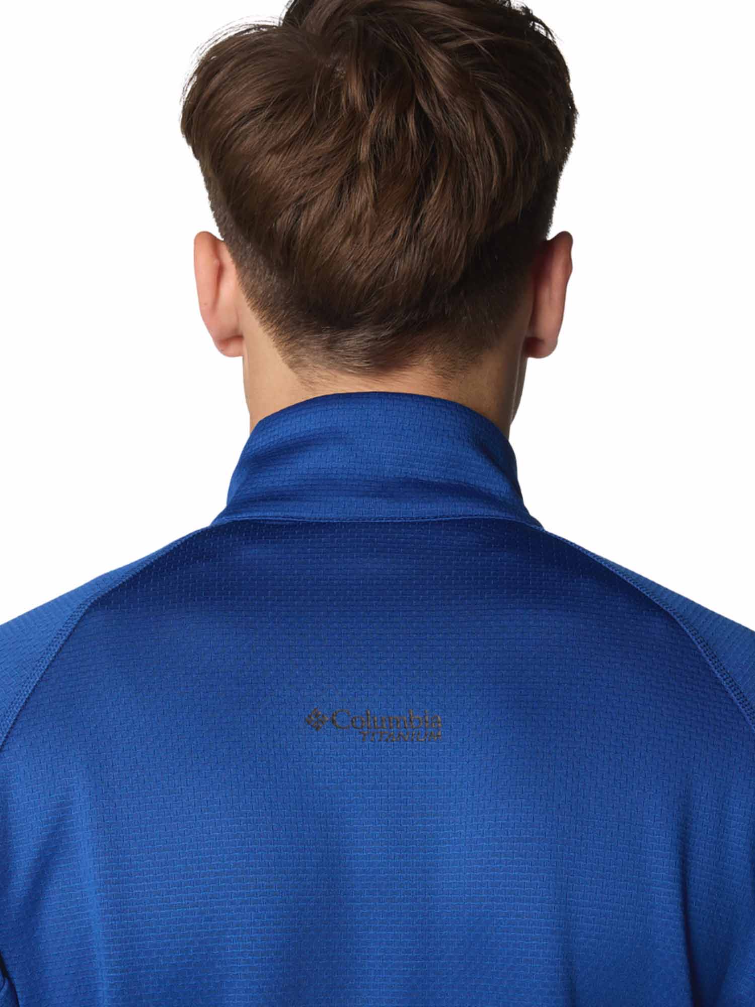 Buy Columbia Mens Blue Omni-Wick Triple Canyon Grid Fleece Full