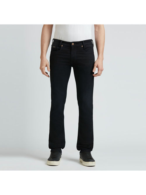 Buy Pepe Jeans Vapour Black Mid Rise Slim Heritage Jeans Online