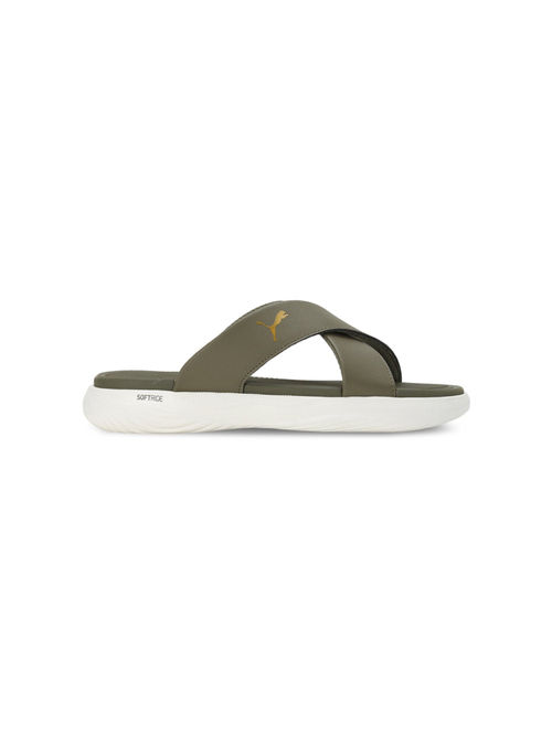 Buy Puma Softride Seave Slip Unisex Green Flipflops Online