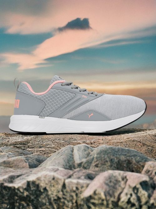 Buy Puma Nrgy Comet Unisex Grey Running Shoes Online