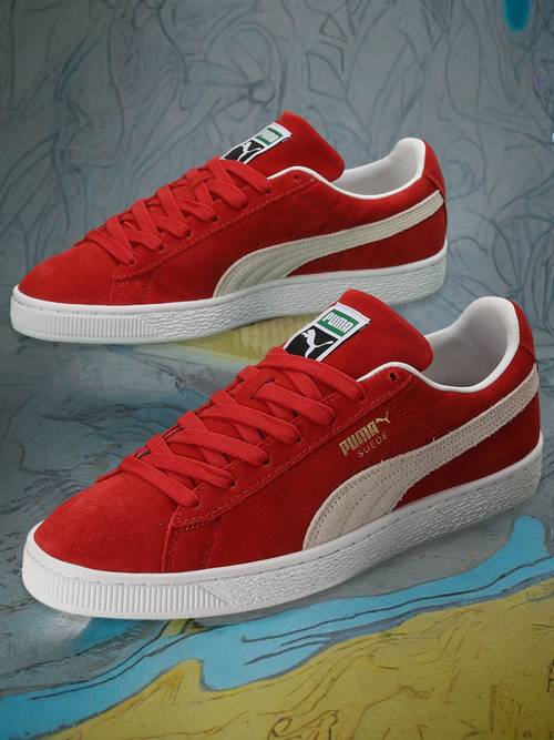 Buy Puma Suede Classic XXI Men Red Sneakers (UK Online