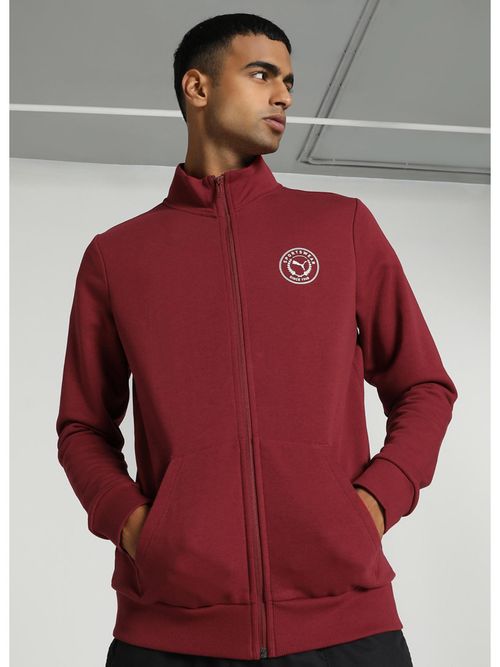 Buy Puma Varsity Graphic FZ Men's Red Jacket Online