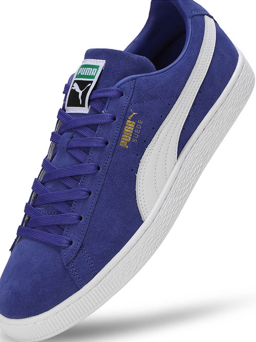 Puma Suede Classic Unisex Navy Blue Sneakers (UK 4)
