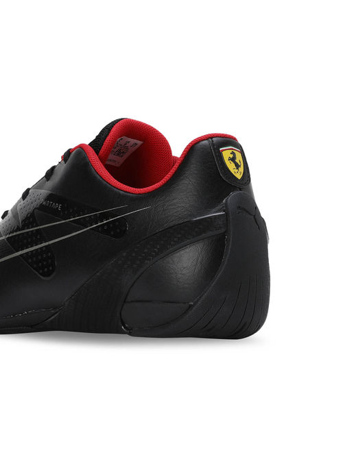 Puma Ferrari Carbon Cat Unisex Black Sneakers (UK 7)