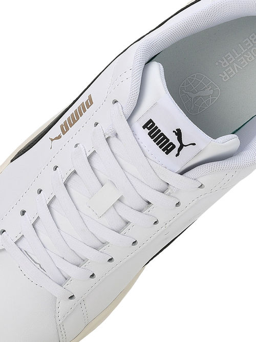 Buy Puma Smash L Unisex White Sneakers Online