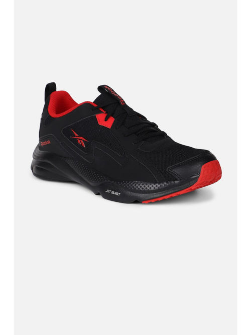 Reebok Black Red Men Dyanmic Classics Sneakers