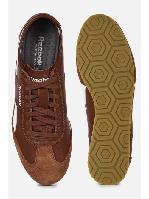 Reebok Brown Unisex Super Club Classic Leather Sneakers