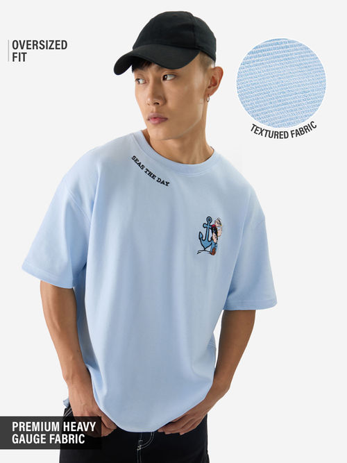 The Souled Store Official Popeye Seas The Day Oversized T-Shirt