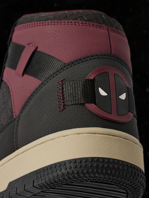 The Souled Store Official Marvel Deadpool x Wolverine Men High Top  Sneakers Multi-Color