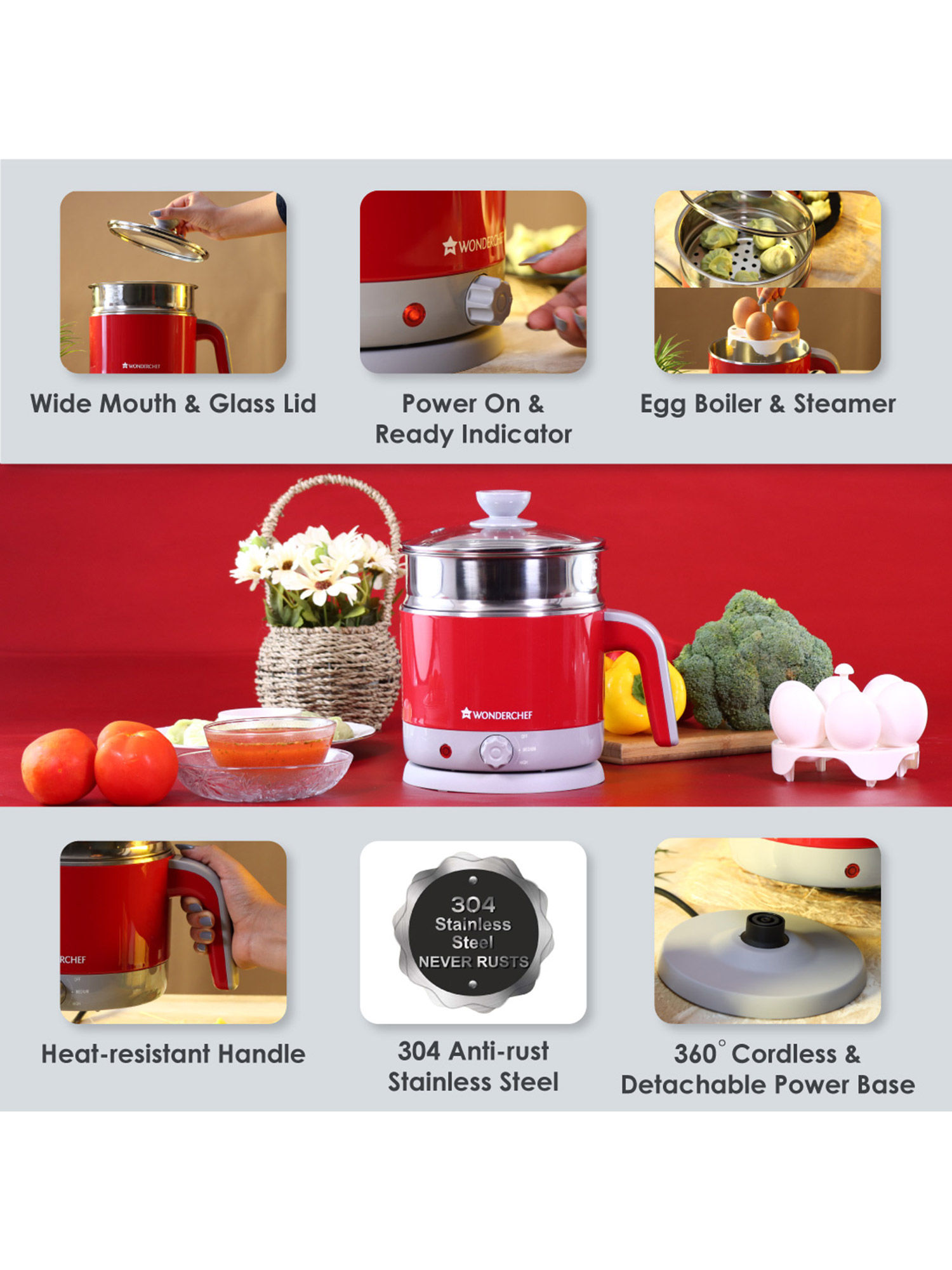 wonderchef multicook kettle