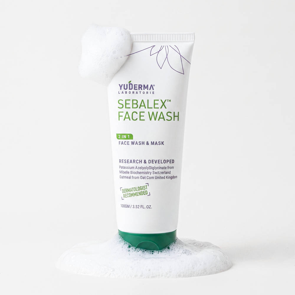 Yuderma Sebalex Face Wash 2 In 1 Facewash & Mask