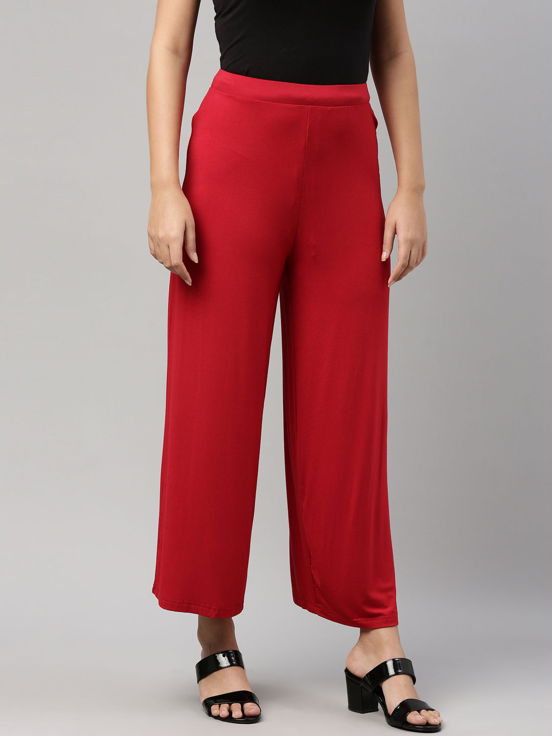Buy Khaki Pants for Women by GO COLORS Online | Ajio.com