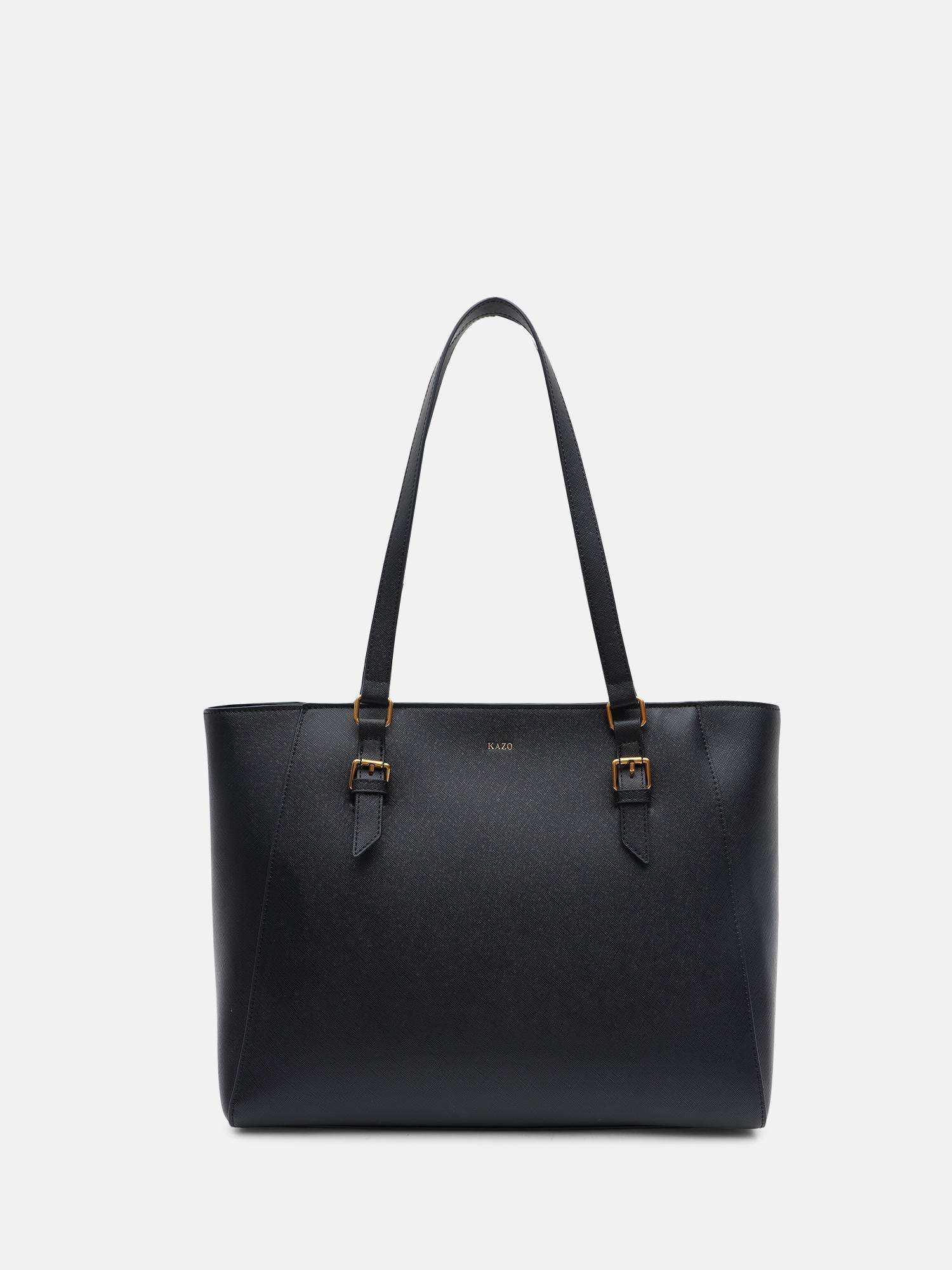 Kazo Black Eloise Tote Bag (L)