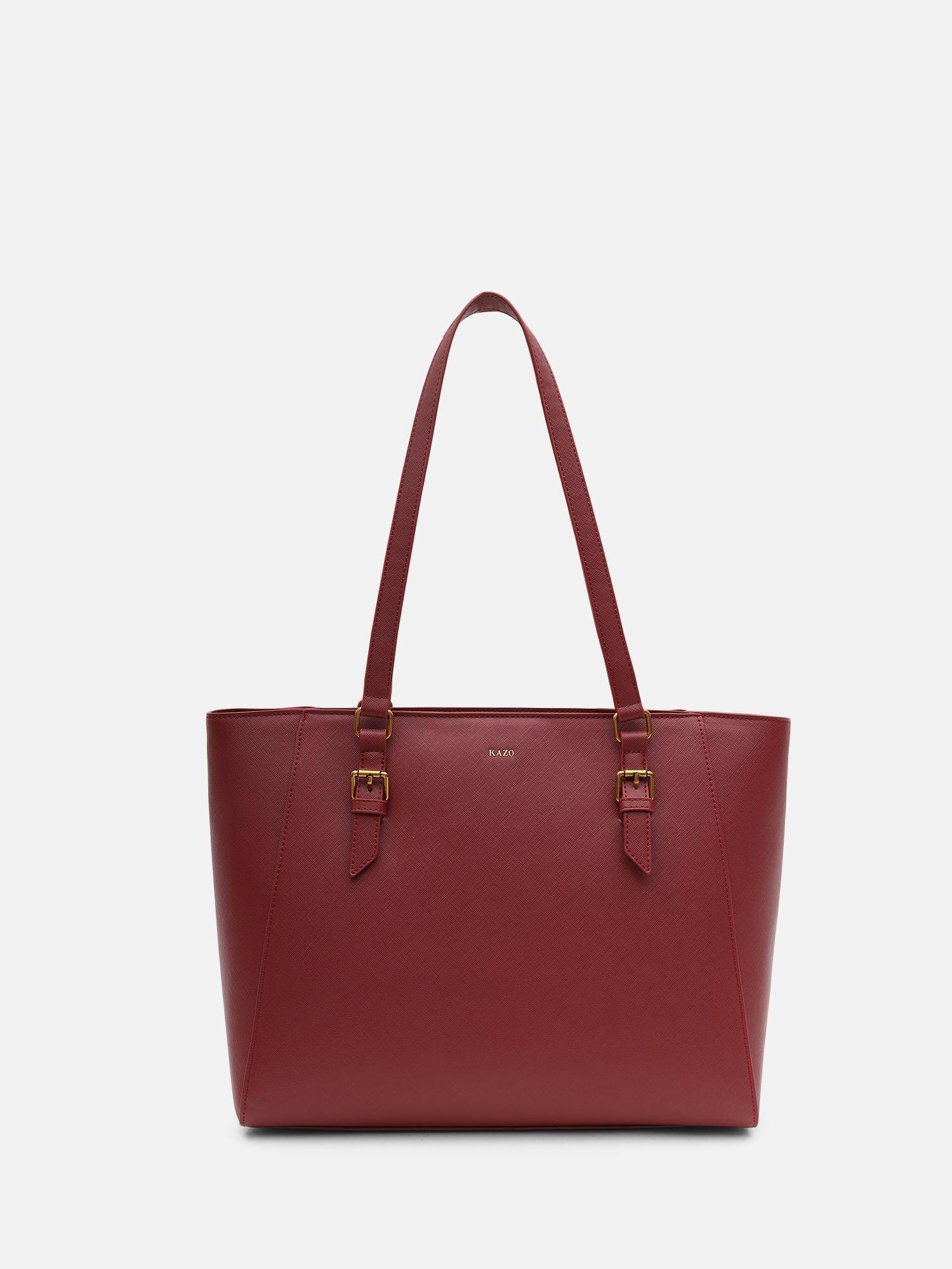 Kazo Red Eloise Tote Bag (L)