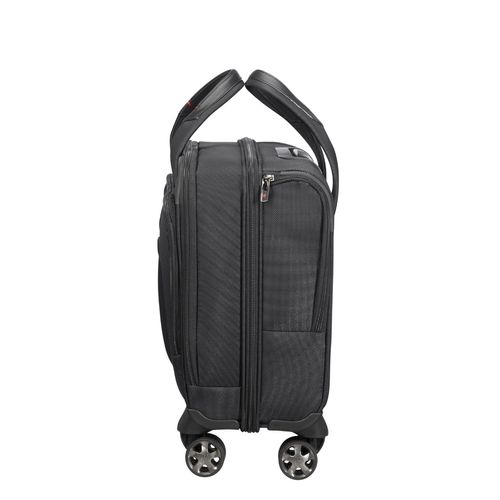 Samsonite Overnight Trolley Bag Suitcase For Travel Pro-DLX Office Case  Laptop Bag For Men Women with Sleeve For Laptop Upto Inch, Black